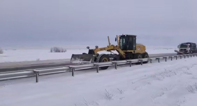 Открыто движение на участках трассы в Актюбинской и Атырауской областях