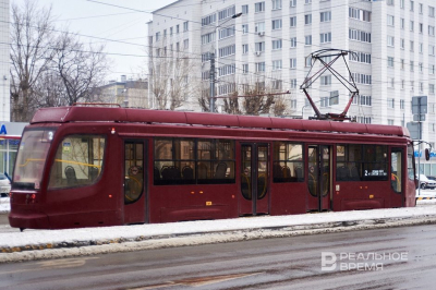 Повреждение сети остановило три трамвайных маршрута в Казани