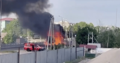 В Шымкенте 5 тонн спичек сгорели прямо в грузовике