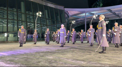 Плац-концерт прошел в честь юбилея Бауыржана Момышулы