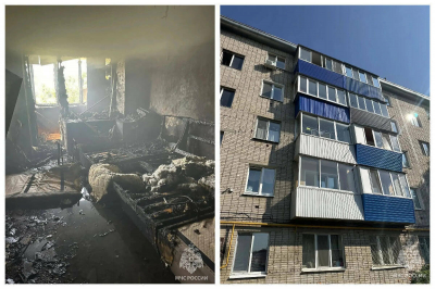 Троих детей и двоих взрослых спасли на пожаре в пятиэтажке в Бугульме
