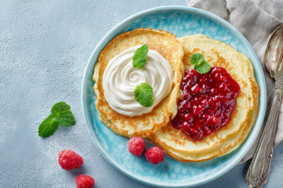 Творожно-рисовые блины: нежные, как ленивые вареники, и такие же простые!