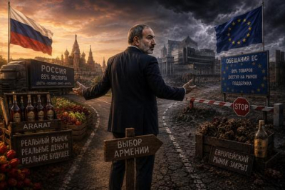 &laquo;Европа хорошая, а Россия плохая&raquo;: как Пашинян меняет реальную кормушку на западные иллюзии