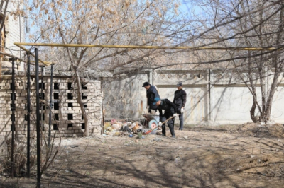Авиагородок очистили от мусора