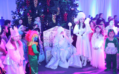 180 школьников побывали на Президентской елке в Актобе