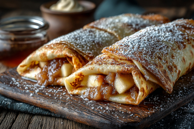 Яблочные конвертики из лаваша: хрустящие, сочные, с корицей. Готовлю за 15 минут &mdash; идеальный сладкий завтрак или перекус