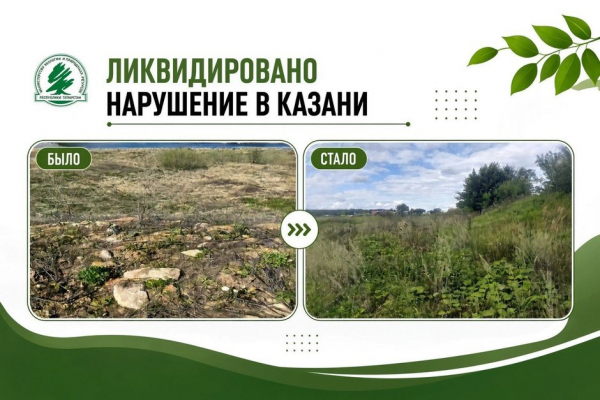 В Казани ликвидировали загрязнение в прибрежной зоне Казанки