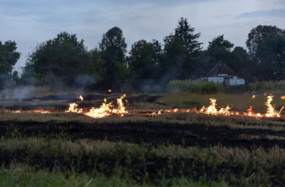 В Северном Казахстане спасли село от пожара
