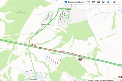 На трассе под Казанью образовалась пробка протяженностью почти 3 км