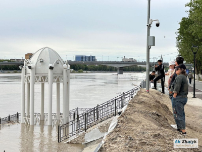 Оперативная сводка по уровню реки Урал в Атырауской области