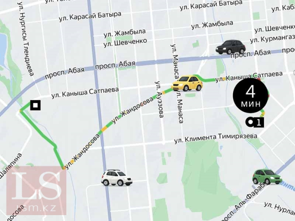 Казахстанцы все чаще вызывают такси