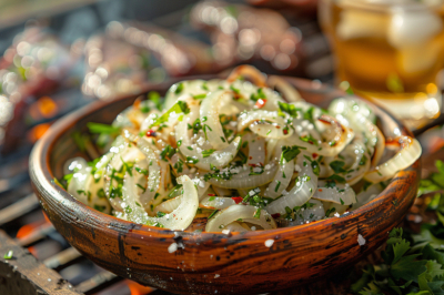 Этот маринованный лук съедают быстрее шашлыка &mdash; рецепт узнала в Адлере: сладкий и совсем не горчит