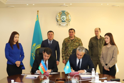 SOCAR и Теңіз жасағы заключили договор о реагировании в случаях аварий на Каспии